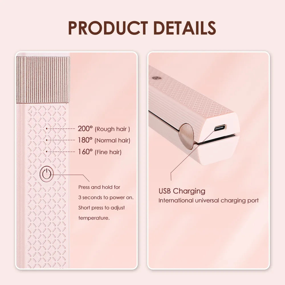 GlamGo Portable Hair Straightener